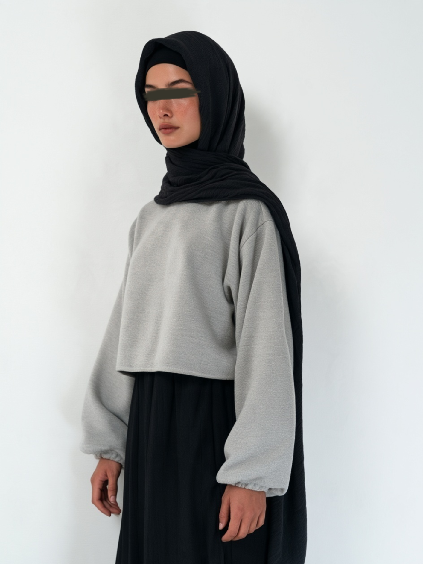 Sweat gris oversize – Image 3