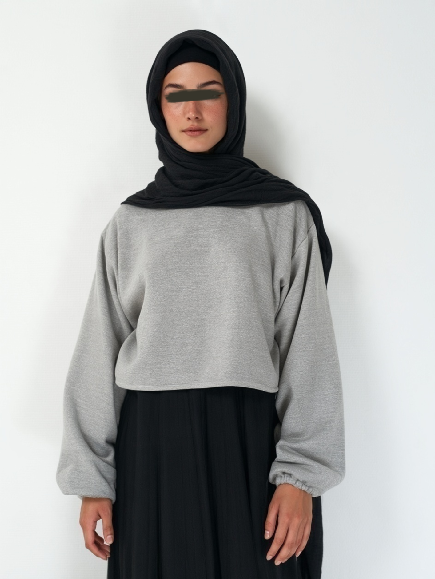 Sweat gris oversize – Image 2
