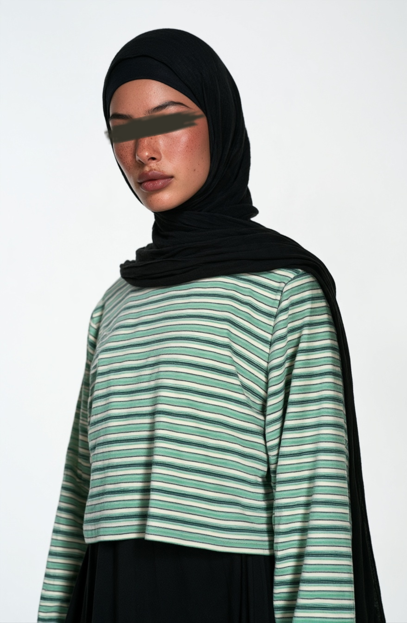 Pull rayé oversize – Image 2