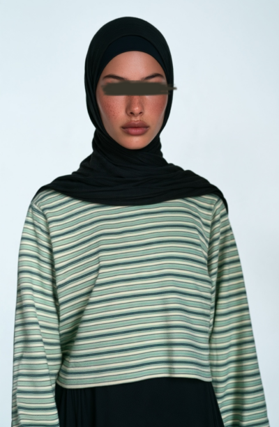 Pull rayé oversize