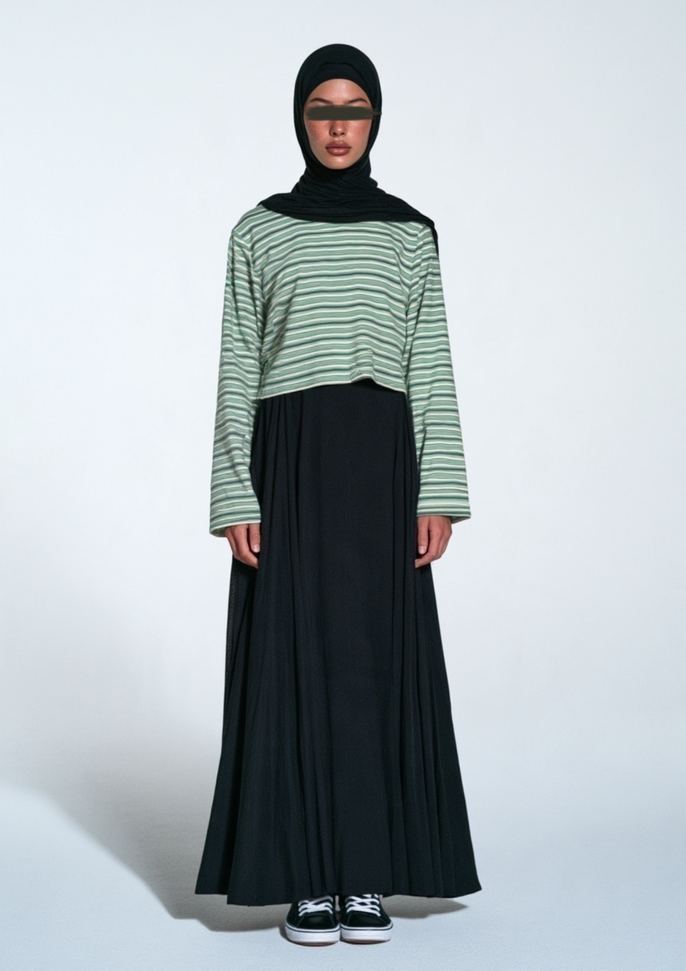 Pull rayé oversize – Image 3