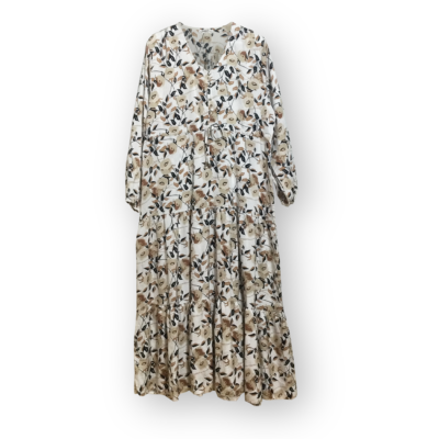 Robe longue à imprimés fleuris